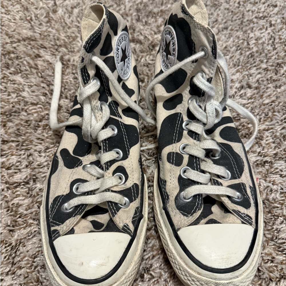Converse  High-Top Sneakers - Black and White